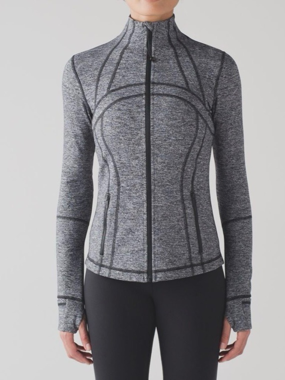 Lululemon Define Jacket in Heathered Black